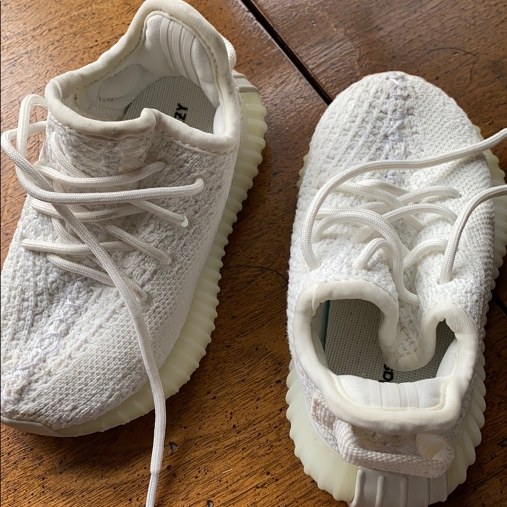 Toddler Yeezy Boost Triple White/Cream White